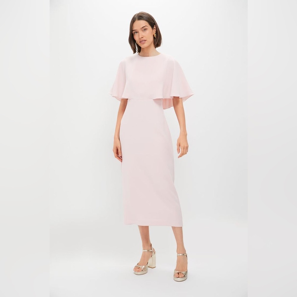 Tuckernuck Pomander Place Cape Leah Dress Light Pink Blush Midi Sz 8 NWT NEW